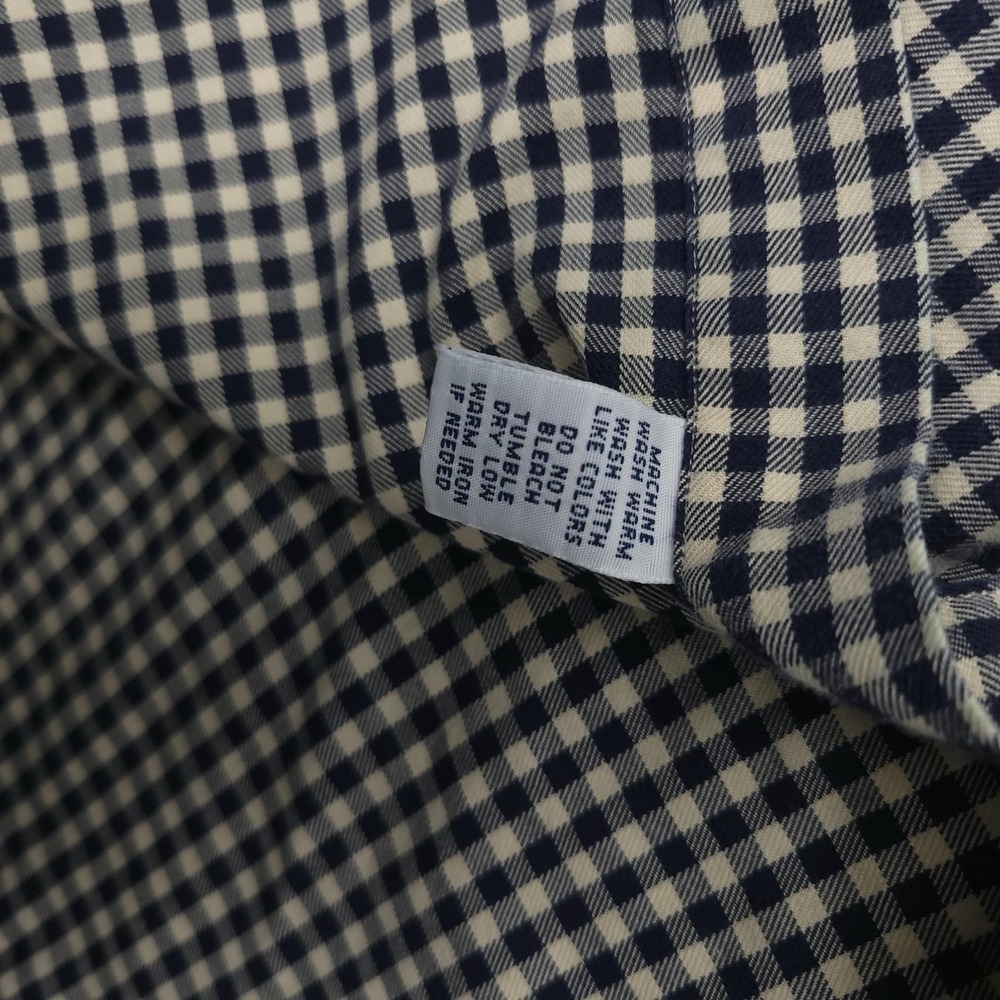 Ralph Lauren Shirt Mens Large Blue Check Classic Fit Long Sleeve Button Down‎ - Picture 5 of 11